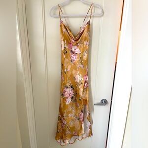 Astr the label floral print long dress